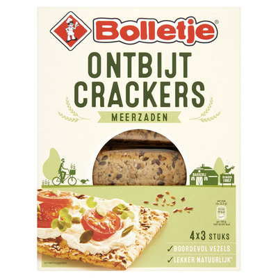 Bolletje Ontbijtcrackers meerzaden