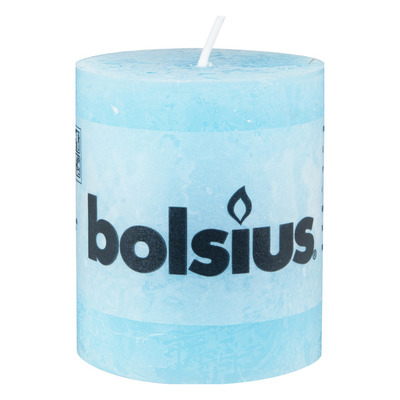 Bolsius Kaars rustiek aqua 8 cm