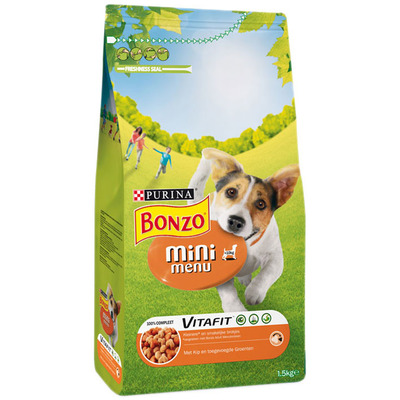 Bonzo Vitafit Mini Menu met Kip en Groenten