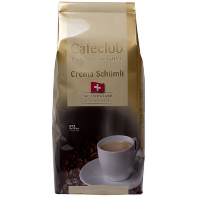 Caféclub Kaffeebohnen Schweizer schumli