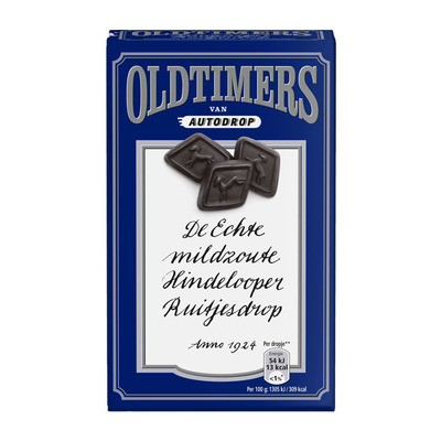 Oldtimers Mildzoute Hindelooper ruitjesdrop