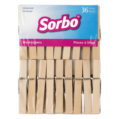 Sorbo Wasknijpers hout