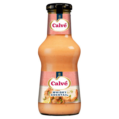 Calvé Saus fles whisky cocktail
