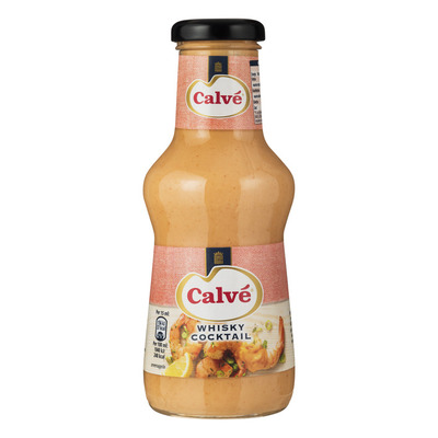 Calvé Saus fles whisky cocktail