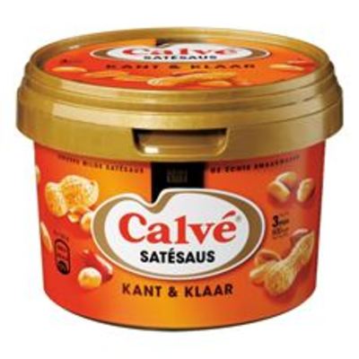 Calvé Satésaus Kant & Klaar 500 gram